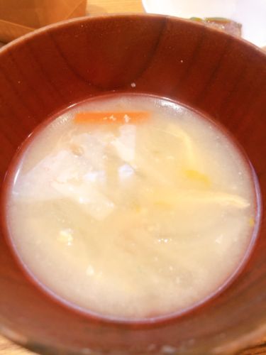 天然醸造味噌の味噌汁